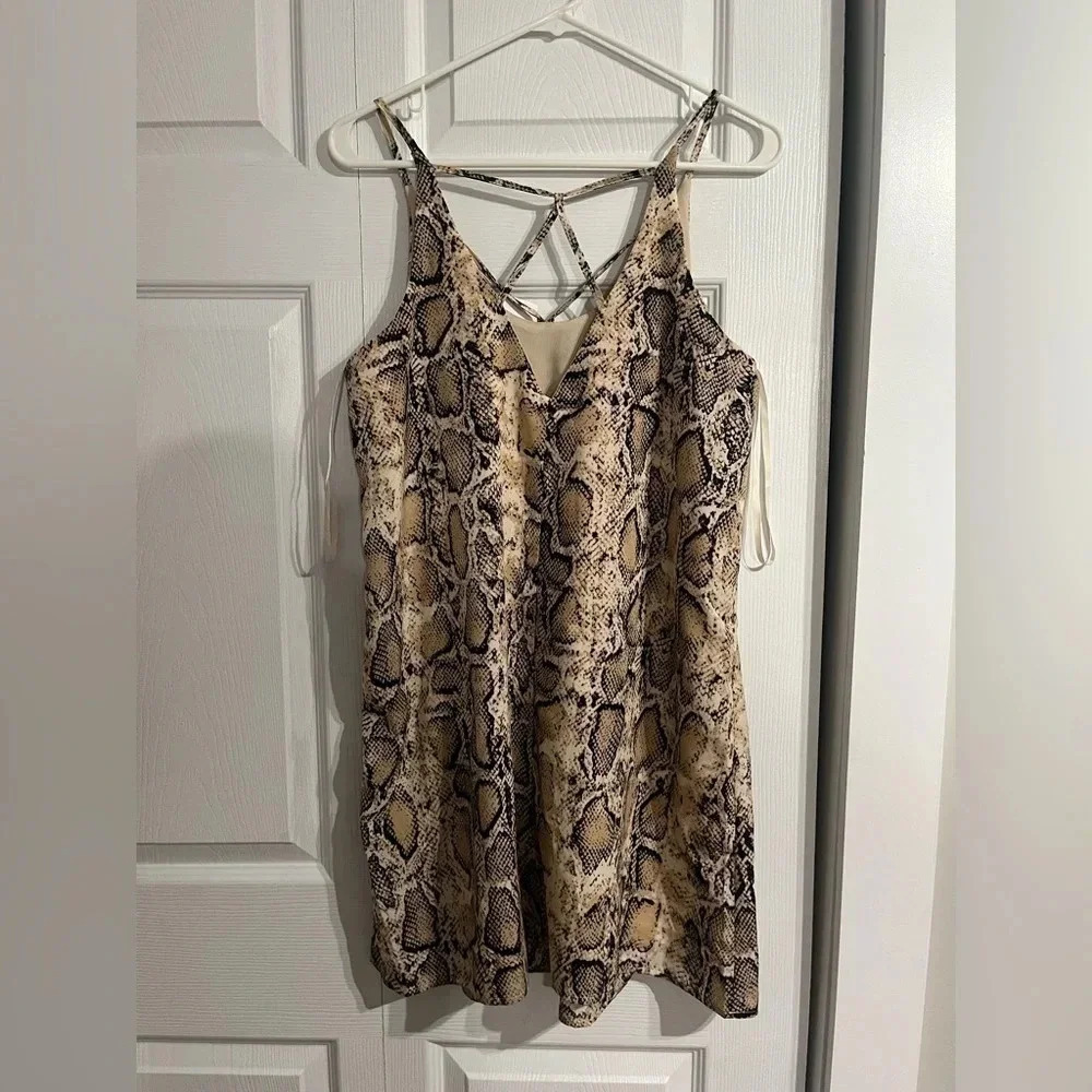 NWT She + Sky Boutique Snakeskin Dress Size Small - Picture 4 of 4